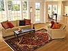 Heriz Red Hand Knotted 69 X 99 Area Rug 100-11108 Thumb 4