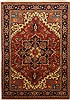 Heriz Red Hand Knotted 69 X 99  Area Rug 100-11108 Thumb 0