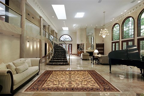 Mashad Beige Hand Knotted 67 X 910 Area Rug 100-11109 Image 1