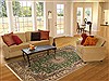 Nain Green Hand Knotted 67 X 99 Area Rug 100-11111 Thumb 4