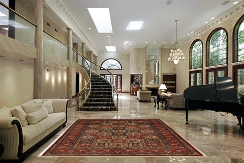 Bakhtiar Multicolor Hand Knotted 611 X 911 Area Rug 100-11112 Image 1