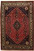 Abadeh Purple Hand Knotted 611 X 106  Area Rug 100-11113 Thumb 0