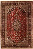 Kashan Red Hand Knotted 48 X 71  Area Rug 100-11127 Thumb 0