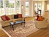 Tabriz Beige Hand Knotted 67 X 104 Area Rug 114-11129 Thumb 4