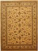 Chobi Yellow Hand Knotted 100 X 140  Area Rug 100-11130 Thumb 0