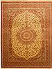 Qum Red Hand Knotted 98 X 130 Area Rug 114-11133 Thumb 0