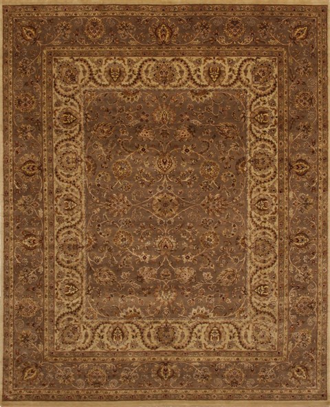 Jaipur Brown Hand Knotted 80 X 910 Area Rug 100-11137 Image 0