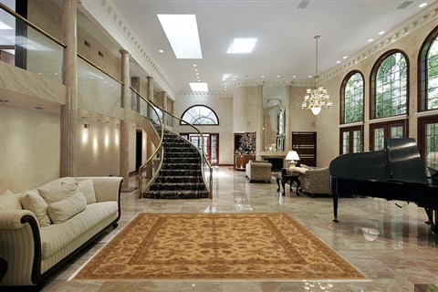 Chobi Yellow Hand Knotted 80 X 103 Area Rug 100-11138 Image 1