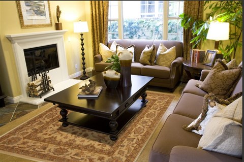 Chobi Yellow Hand Knotted 80 X 103 Area Rug 100-11138 Image 2