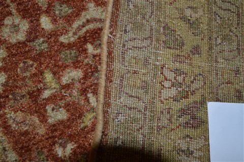 Haji Jalili Red Hand Knotted 81 X 105 Area Rug 100-11142 Image 7