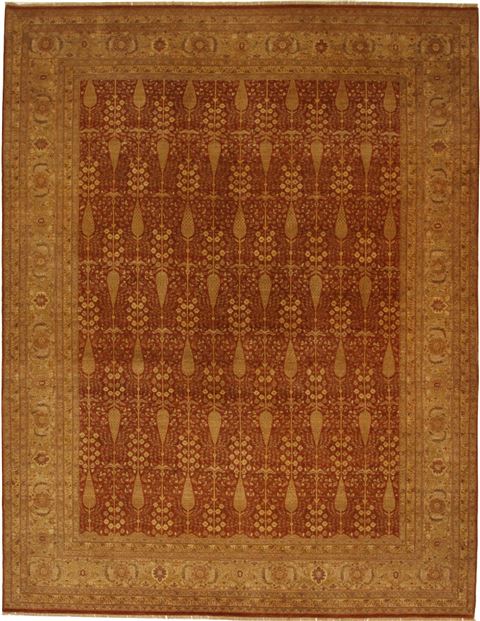 Haji Jalili Red Hand Knotted 81 X 105 Area Rug 100-11142 Image 0