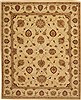 Chobi Yellow Hand Knotted 81 X 100 Area Rug 100-11143 Thumb 0