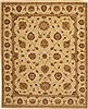 Chobi Yellow Hand Knotted 81 X 100  Area Rug 100-11143 Thumb 0