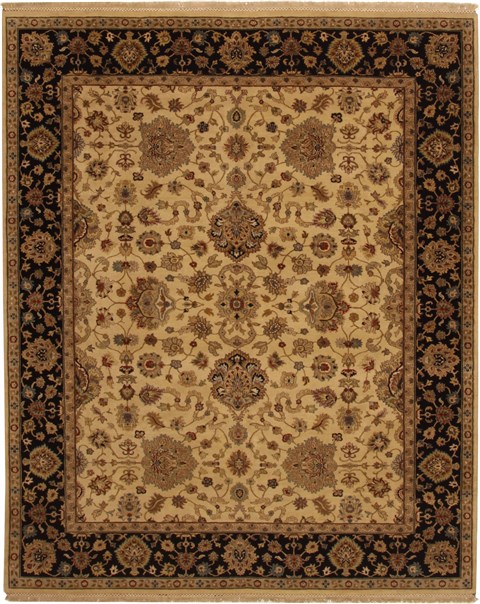 Jaipur Beige Hand Knotted 80 X 100 Area Rug 100-11144 Image 0