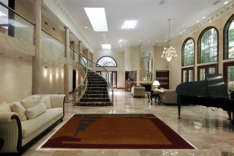 Indo-Tibetan Brown Hand Knotted 60 X 90 Area Rug 100-11145 Image 1