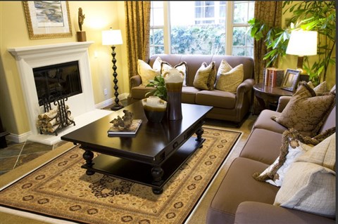 Pak-Persian Beige Hand Knotted 82 X 102 Area Rug 100-11146 Image 2
