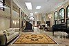 Pak-Persian Beige Hand Knotted 82 X 102 Area Rug 100-11146 Thumb 1