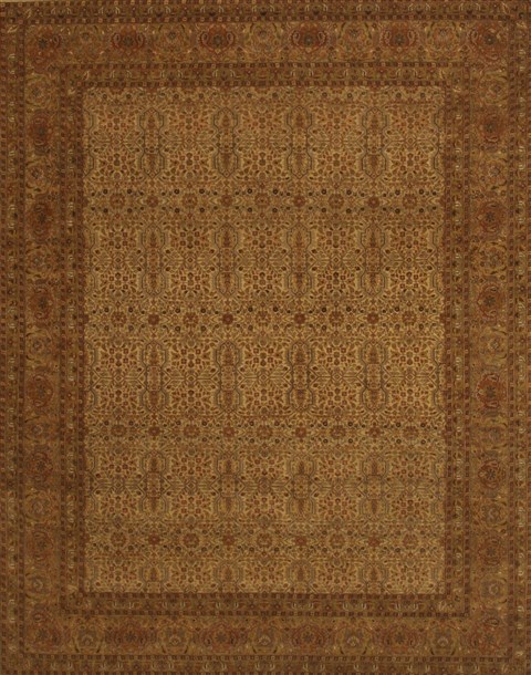 Haji Jalili Brown Hand Knotted 710 X 102 Area Rug 100-11150 Image 0