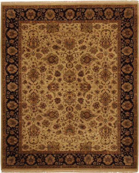 Jaipur Yellow Hand Knotted 82 X 100 Area Rug 100-11152 Image 0