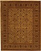 Haji Jalili Brown Hand Knotted 80 X 98  Area Rug 100-11156 Thumb 0