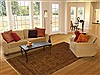 Kashan Brown Hand Knotted 77 X 910 Area Rug 100-11157 Thumb 4