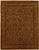 Kashan Brown Hand Knotted 77 X 910 Area Rug 100-11157 Thumb 0