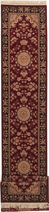Sino-Persian Red Runner Hand Knotted 26 X 200  Area Rug 100-11172 Image 0