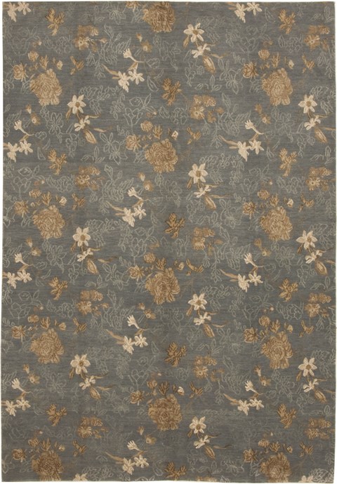 Modern Blue Hand Knotted 60 X 90 Area Rug 100-11183 Image 0