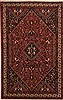 Qashqai Red Hand Knotted 53 X 83 Area Rug 100-11189 Thumb 0