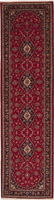 Mashad Red Runner Hand Knotted 29 X 102  Area Rug 100-11198 Image 0