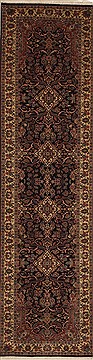 Bidjar Blue Runner Hand Knotted 2'8" X 10'1"  Area Rug 100-11202