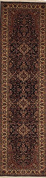 Bidjar Blue Runner Hand Knotted 2'8" X 10'1"  Area Rug 100-11202