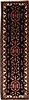 Sarouk Blue Runner Hand Knotted 28 X 94  Area Rug 100-11207 Thumb 0