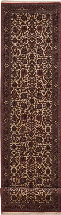 Bidjar Beige Runner Hand Knotted 210 X 131  Area Rug 100-11214 Image 0