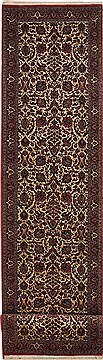 Bidjar Beige Runner Hand Knotted 2'10" X 13'1"  Area Rug 100-11214