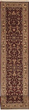 Sino-Persian Red Runner Hand Knotted 2'6" X 12'0"  Area Rug 100-11222