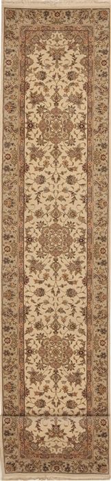 Sino-Persian Beige Runner Hand Knotted 23 X 120  Area Rug 100-11223 Image 0