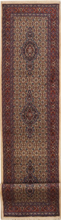 Mood Multicolor Runner Hand Knotted 26 X 130  Area Rug 100-11226 Image 0