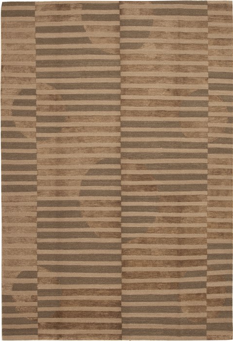 Modern Grey Hand Knotted 60 X 90 Area Rug 100-11228 Image 0