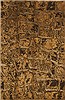 Modern Yellow Hand Knotted 60 X 90 Area Rug 100-11231 Thumb 0