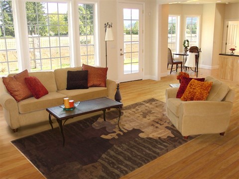 Modern Multicolor Hand Knotted 60 X 90 Area Rug 100-11232 Image 4