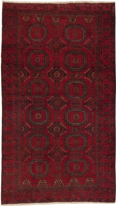 Baluch Red Hand Knotted 30 X 53 Area Rug 100-11238 Image 0
