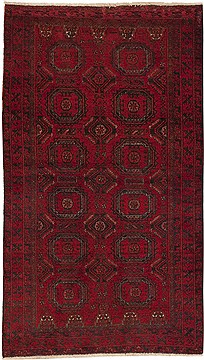 Persian Baluch Red Rectangle 3x5 ft Wool Carpet 11238