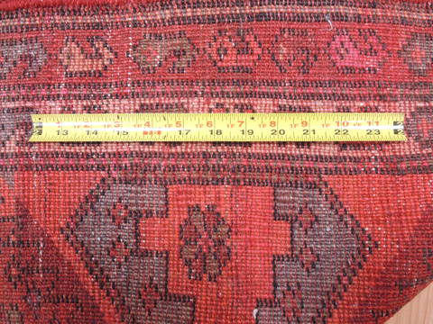 Mussel Red Hand Knotted 33 X 60 Area Rug 100-11239 Image 8