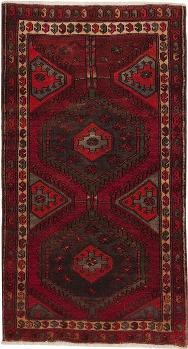 Mussel Red Hand Knotted 33 X 60 Area Rug 100-11239 Image 0