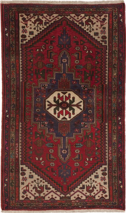 Baluch Red Hand Knotted 33 X 56  Area Rug 100-11240 Image 0