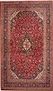 Kashan Red Hand Knotted 100 X 172  Area Rug 100-11243 Thumb 0