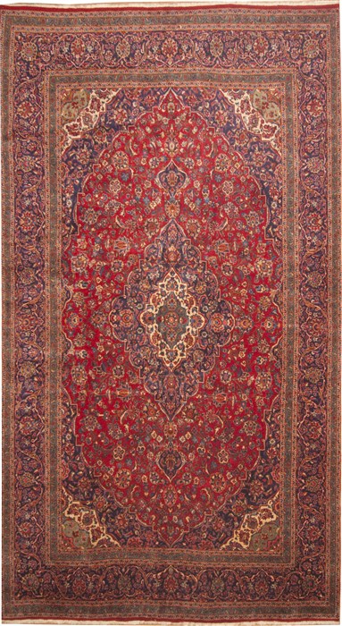 Ardakan Red Hand Knotted 93 X 168  Area Rug 100-11249 Image 0