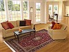 Tabriz Red Hand Knotted 82 X 99 Area Rug 100-11253 Thumb 4