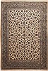 Mashad Beige Hand Knotted 98 X 1311  Area Rug 100-11257 Thumb 0